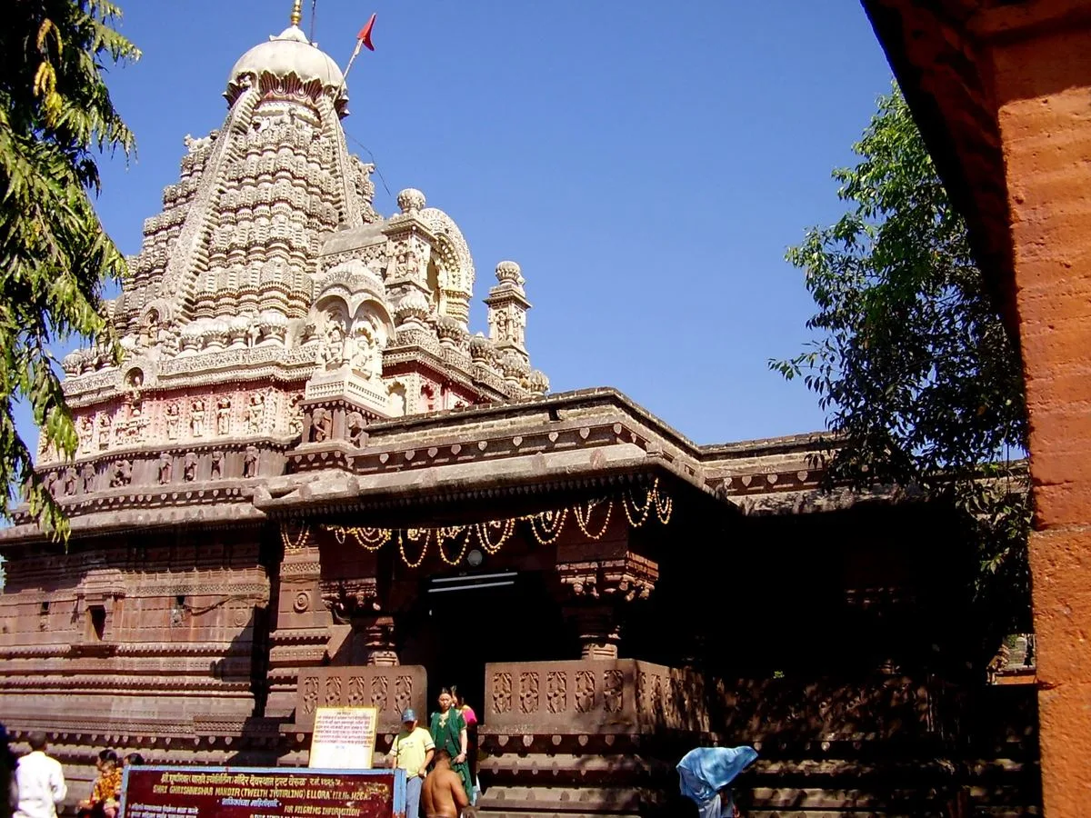Grishneshwar Temple - attractions in Chhatrapati Sambhajinagar Aurangabad Maharashtra